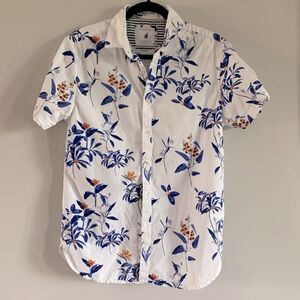 Button-down Print Shirt